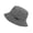 Dark Grey, variant on Kids Lightweight Packable Bucket Sun Hat – Quick Dry Nylon Polyester Hat for Boys and Girls, UV Protection, Outdoor Activity, Camping, Beach(7-10 yrs, White)