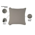 thumbnail image 3 of Covermates Throw Pillow - Weather Resistant, Full Side Zipper, LuxeGuard Collection, Dove, 3 of 7