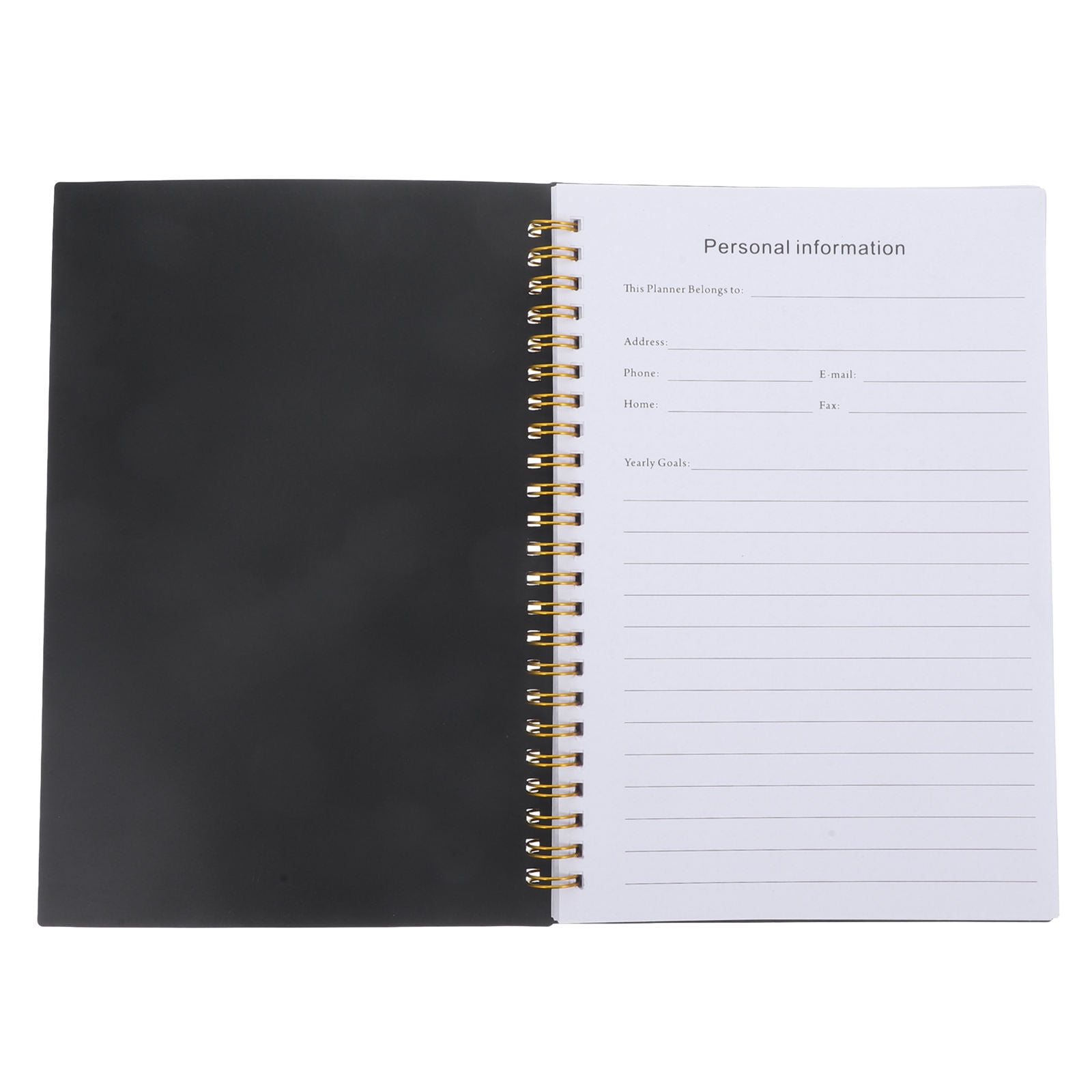 WRITWAA Black Paper Budget Book Practical Cash Planner for Writing and Financial Goals
