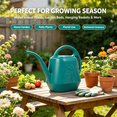 thumbnail image 2 of Large Capacity Watering Can Outdoor,1 Gallon Watering Can with Comfortable Handle Indoor Plant Watering Can Garden Plastic Watering Cans Long Spout for Indoor Outdoor Watering Plants(Green), 2 of 8