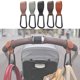 thumbnail image 1 of 4 Uds. De ganchos para cochecito de bebé, correas de estilo de cuero, Clip de mosquetón, gancho para bolsa de pañales, 1 of 2