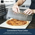 thumbnail image 7 of Culinary Chef Indoor Pizza Oven with Rapid Cooking, 3 Heat Modes, X-Large Rack, Dual Temperature Control, Preset Functions, Cutter, and Removable Stone, Stainless Steel, 7 of 7
