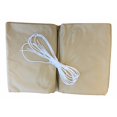 thumbnail image 2 of Petra's Waterproof Rectangle Sun Shade Sail. Durable Woven Outdoor Patio Fabric w/ 90% UV Protection, 2 of 3