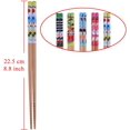 thumbnail image 5 of Antner Reusable Natural Bamboo Non-Slip Japanese Chopstick (5 Pairs), 5 of 6
