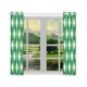 thumbnail image 3 of Cortina de Cocina ABPHQTO Argyle Verde 65x90 cm Dos Piezas, 3 of 3