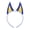 Blue, variant on HUANLEDASH 1/2 Pcs/Set Dog Costume Props Animal Ears Decor Hair Hoop Tail Set Birthday Party Cosplay Dress Up Accessories