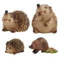 thumbnail image 2 of 4 Pcs Modèle Animal Hedgehog Jouet Ensemble Miniature, 2 of 10