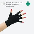 thumbnail image 4 of Guante con protección UV, guantes para uñas, guante para manicura en gel, 3 pares de guantes para uñas que protegen las manos de las lámparas LED, guantes sin dedos anti UV, para esmalte de uñas,, 4 of 6