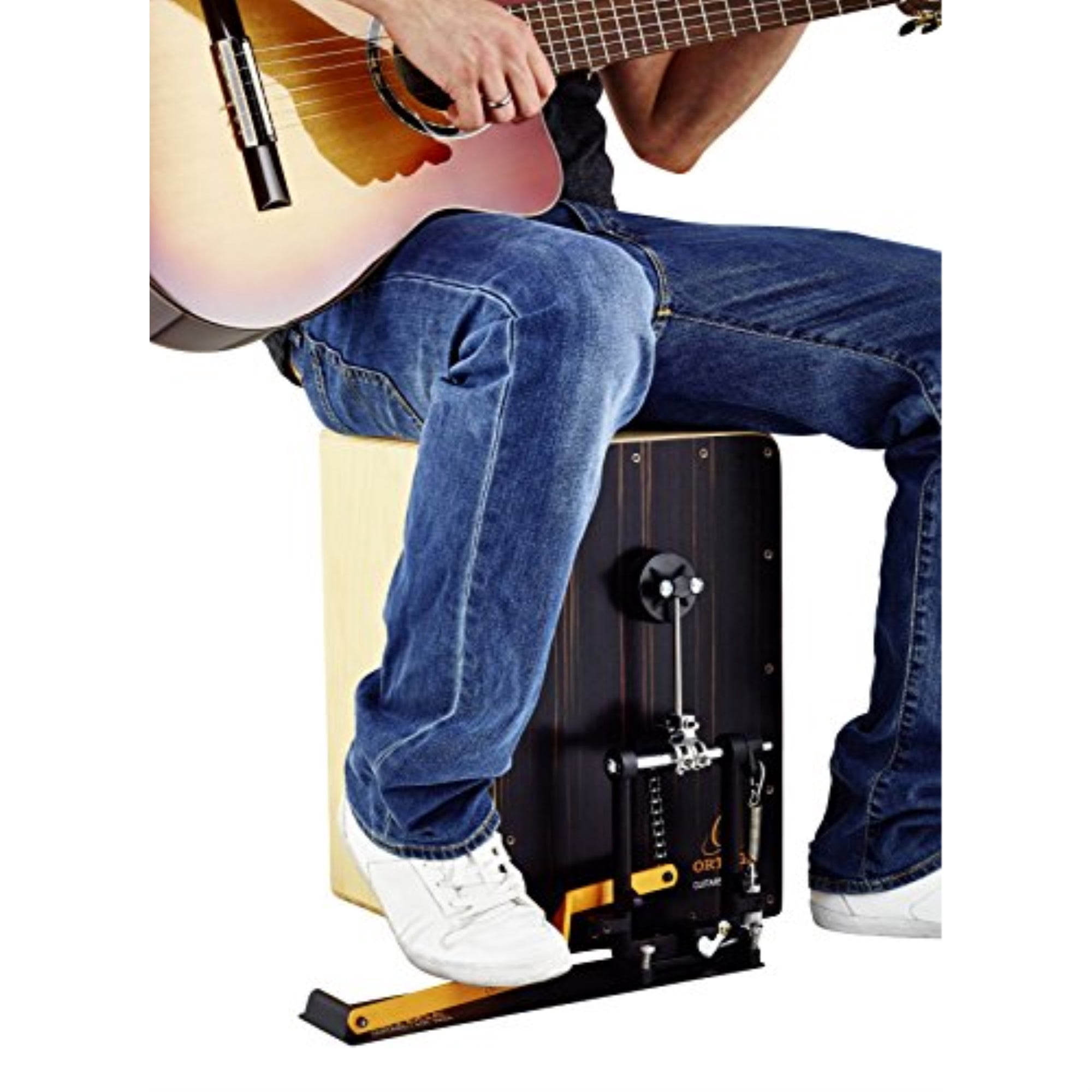 OCJP-GB - Hands Free Percussion - Right-Foot Cajon Pedal, Bag