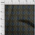thumbnail image 2 of oneOone Polyester Spandex Black Fabric Leaves Sewing Craft Projects Fabric Prints By Yard 56 Inch Wide, 2 of 5
