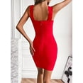 thumbnail image 4 of Halter Bandage Dresses for Women Mini Cocktail Dress Wedding Guest Dresses, 4 of 5