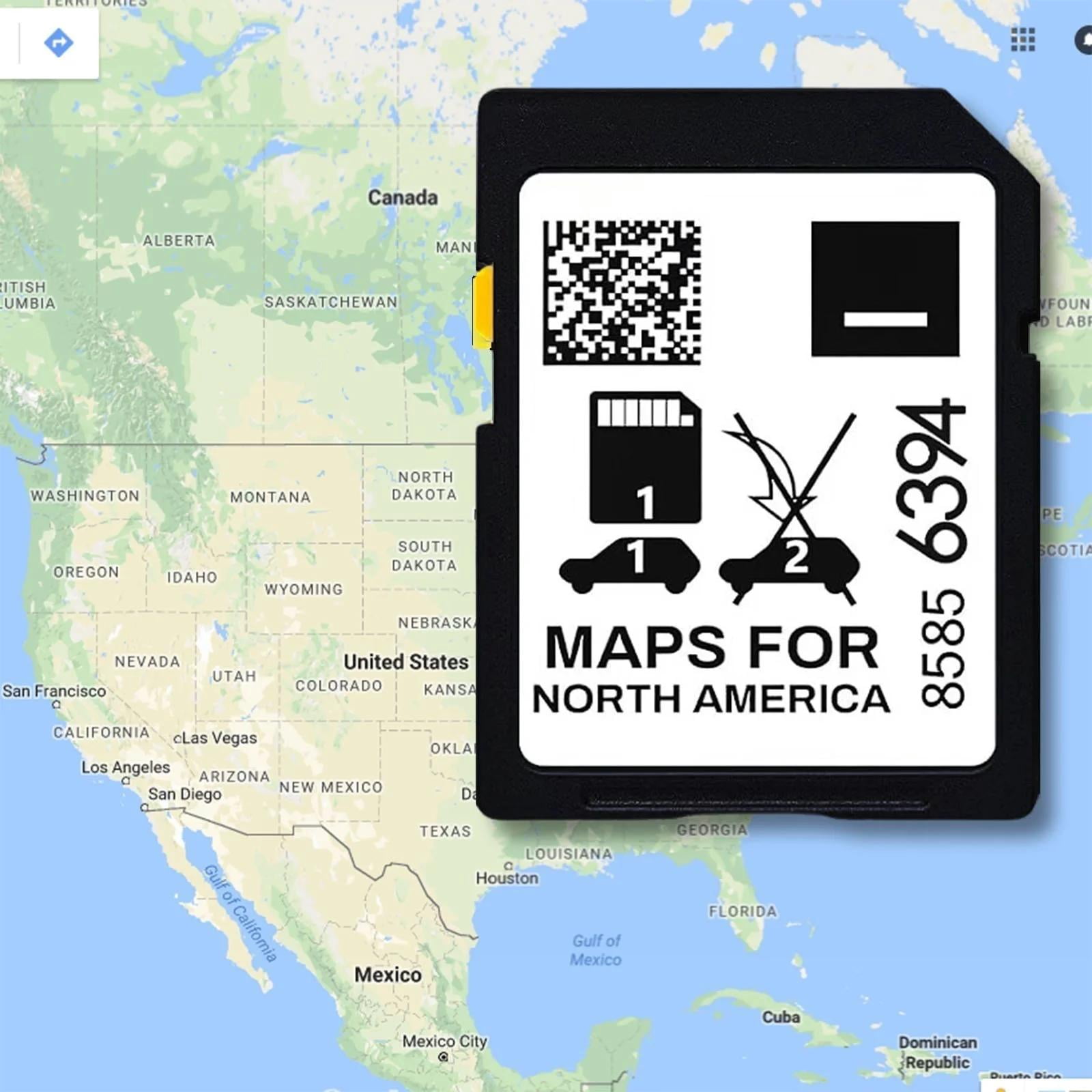 2025 Latest Navigation SD Card Update for Buick, Chevrolet, GMC, Cadillac | Compatible with INFO 3 System | Maps of USA, Canada, Mexico | Part No. 8585 6394