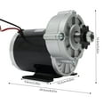 thumbnail image 2 of Brushed DC Motor, 24V 600W 450rpm Brushed Speed Reduction Motor, Gear Reduction Electric Motor for Modifying Electric Bicycles, Mopeds, Bicycles, Electric Scooters, 2 of 9