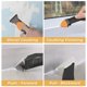 thumbnail image 2 of Raspador multifuncional Espátula de pegamento de vidrio Espátula de metal Borde de esquina de pared hermosa herramienta de costura raspador de silicona Negro 1 pieza, 2 of 5