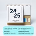 thumbnail image 1 of Karymi Office Desktop Calendar 2024-2025 English Clock In Multi Functional Pocket Calendar Day And Month Calendar Up to 60% off Summer Savings Halloween, 1 of 2