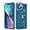 Blue, variant on for iPhone 13 Case with Screen Protector Camera Lens Protector, Clear Glitter Shockproof Protective Phone Case, Non Yellowing for Women Girls iPhone 13 Cover 6.1 inch 2021 - Clear Black