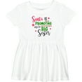 thumbnail image 3 of Inktastic Santa is Promoting Me to Big Sister Girls Baby Dress, 3 of 5