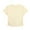 Beige, variant on ZyeKqe Crop Tops for Women Short Sleeve Shirts Crewneck T Shirts Solid Color Loose Fitting Tees Top