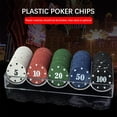 thumbnail image 4 of 100Pcs Counting Game Chips Plastic Poker Chips Markers with Box for Math Practice Poker Chips Game, 4 of 7