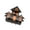 Black, Orange, variant on 1 Pc Halloween Castle Style Hair Clips for Women 2.76' Length Black Yellow