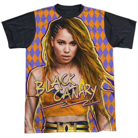 Birds of Prey Black Canary Unisex Adult Halloween Costume Sublimated T Shirt