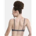thumbnail image 3 of No Boundaries Women's Lurex Thread Underwire Swim Top, Sizes XXS - XXL, 3 of 5