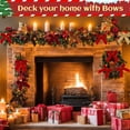thumbnail image 4 of Dalrosia Velvet Bows for Christmas Tree - 24 PCS 3.5x3.5 Inch Bow Ribbon Bow Tree Topper Velvet Ornaments for Christmas Trees Decorations Gifts Party Door Garland Wreath Decor, 4 of 6