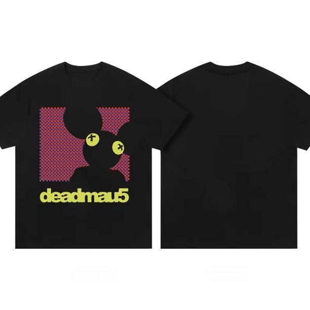 2025 Deadmau5 Camiseta de algodón con ratón electrónico Unisex para hombres y mujeres, camiseta de marca de moda de manga corta de verano, camisetas informales de lujo Y2k +