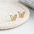 thumbnail image 2 of Pendientes de personalidad Pendientes de mariposa hermosos para mujer Pendiente de moda exquisito, 2 of 5