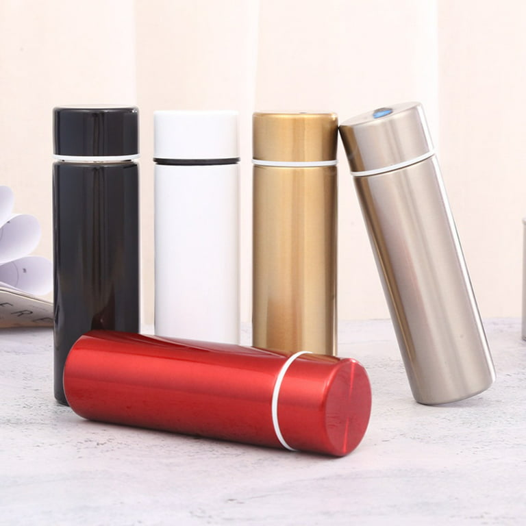 130ML Mini Coffee Cup Stainless Drinkware Thermos Cup Water Bottle Pocket  Thermos Thermal Water Bottle BLACK