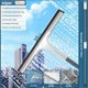 thumbnail image 2 of Telescopic Shower Rubber Broom and Window Cleaner-Multipurpose Silicone Rubber Broom with 120 cm Telescopic Rod, 2 of 5