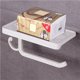 thumbnail image 4 of Soporte de papel higiénico Cateissary Vintage montado en la pared Blanco, 4 of 5
