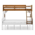 thumbnail image 6 of Furniture of America Dranden Solid Wood Twin over Full Bunk Bed in Oak, 6 of 13