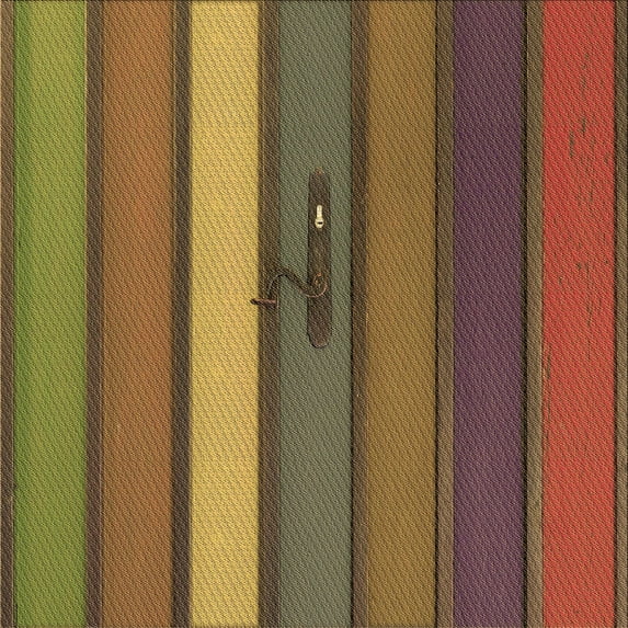 Ahgly Company Indoor Square Patterned Dark Golden Rod Brown Area Rugs, 6' Square