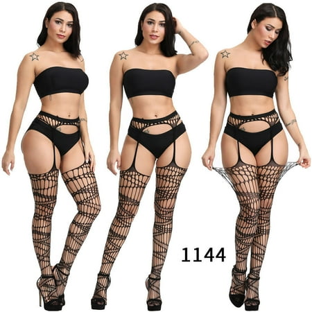

Women Socks Pantyhose lingerie Size Plus Stockings Tights Nylon Long Thigh-Highs 1144