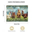 thumbnail image 3 of Nawypu Farmhouse Chicken Wall Art Country Roosters Hen Pictures Rustic Chicken Decor Canvas Painting Chicken Decorations Framed Artwork for Kitchen Bedroom Bathroom Living Room, 3 of 6