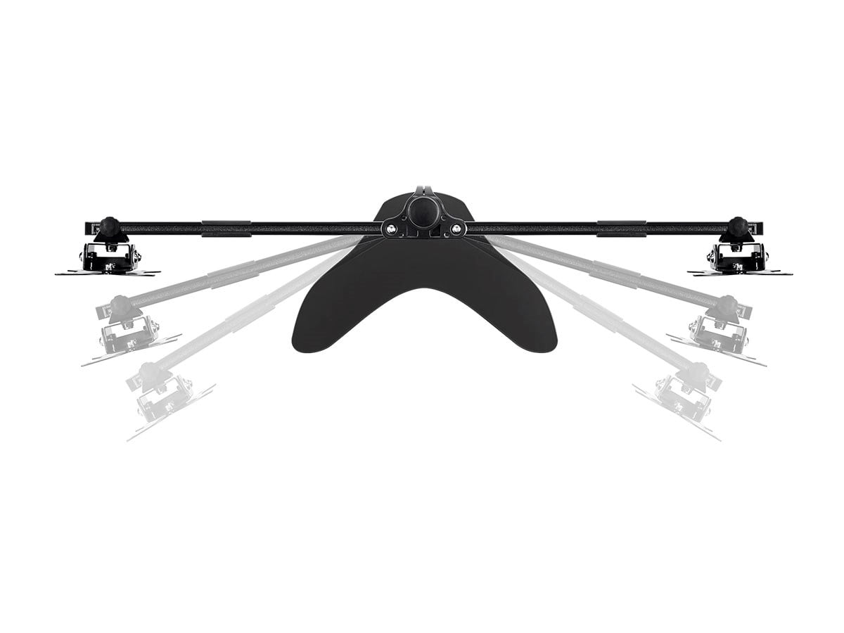 Monoprice Dual Monitor Free Standing Adjustable Desk Mount for Monitors 15~30in