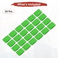 thumbnail image 4 of Uxcell 24PCS Bandas de sudor deportivas, muñequeras de algodón absorbentes para entrenamiento/baloncesto/correr [Verde fruta, 5cm de ancho], 4 of 7