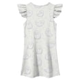 thumbnail image 4 of WhouRiu Girls Halloween Graphic Dresses Sleeveless Flutter Sleeve Crew Neck Dress Kids Comfortable Cute Party Nightgown,8-9 Years, 4 of 5