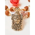 thumbnail image 2 of Kamada Combination of Shri mahakal gold necklace mala and Tulsi (basil) mala,Spritual Pendant Necklace for Women and Men, 2 of 3