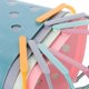 thumbnail image 3 of 4pcs Portable Shower Basket Plastic Bathroom Basket Toiletries Storage Organizer with Handle, 3 of 3