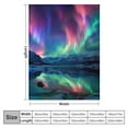 thumbnail image 4 of BCIIG Aurora Borealis Warm Lightweight Blanket Soft Fleece Throw Blanket for All Seasons - Super Soft Blanket for Living Room Sofa Decor and Cow Gifts - Multiple Sizes Available 40x50in, 4 of 6