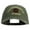 Olive, variant on U.S. Army 27th Infantry Brigade Combat Team Embroidered Washed Solid Pigment Dyed Cotton Twill Brass Buckle Cap - Khaki OSFM