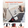 thumbnail image 2 of VEVOR Chauffe-Réservoir au Propane avec Chariot Portable 15000 BTU Infrarouge Simple, 2 of 9