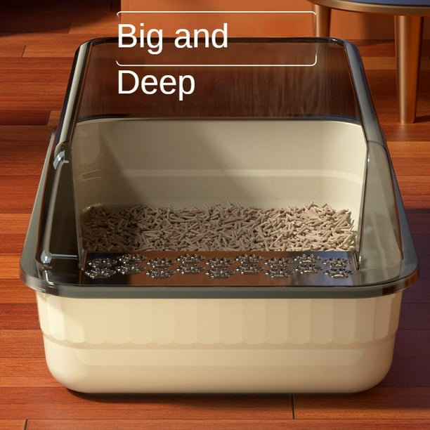 Litter box and food in best sale same room