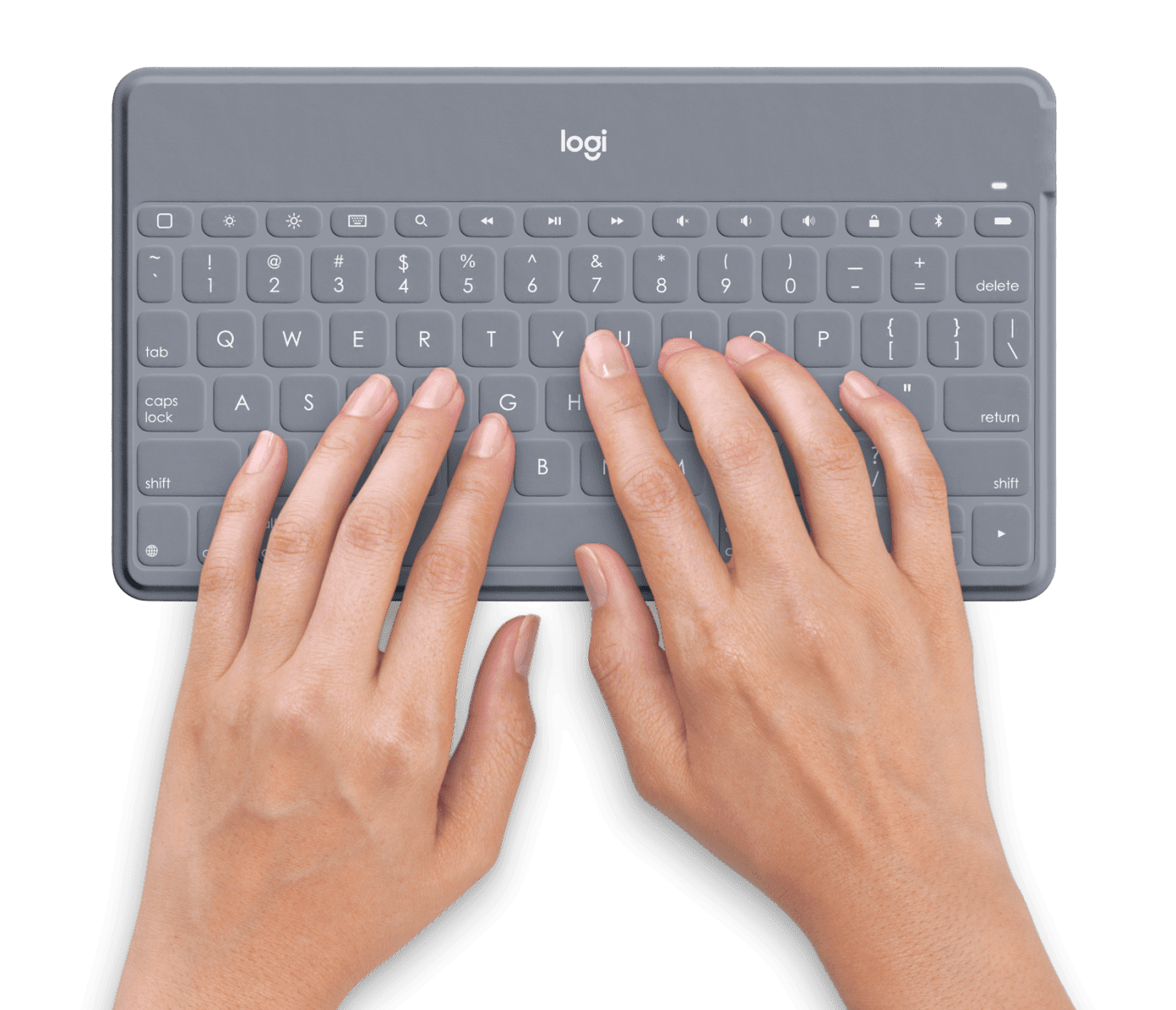 Logitech Keys-To-Go Super-Slim and Super-Light Bluetooth Keyboard for iPhone, and Stone - Walmart.com