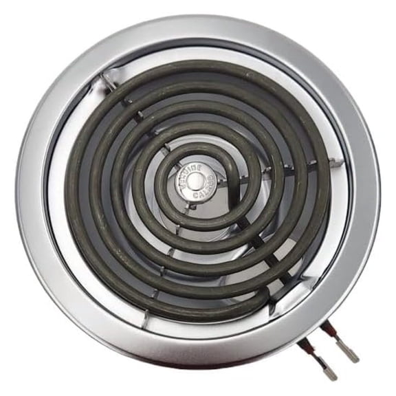 50649 6in Electric Stove Burner w/Drip Pan Compatible w/ WB30M1 & Hotpoint Electric Stove Range.