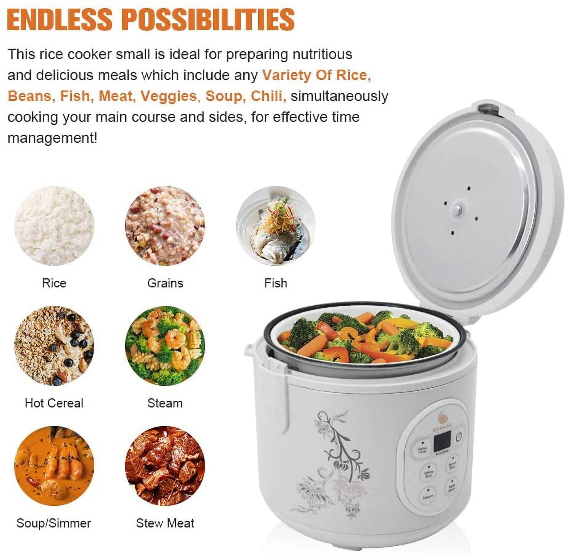 Rice Cooker (2L-6L) Home Intelligent Insulation Multi-function 304  Stainless Steel Inner Pot Spoon Steamer And Measuring Cup Dormitory Small  Appliances Can Acco…