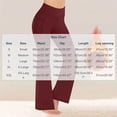thumbnail image 3 of Turilly Women's Cozy Fleece Lined Flare Leggings High Waisted Thermal Yoga Pants for Winter Wear, 3 of 8