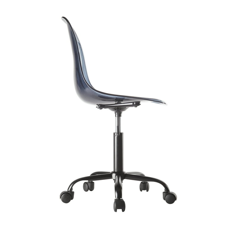 Urban Shop Navy Acrylic Rolling Office Chair - Walmart.com